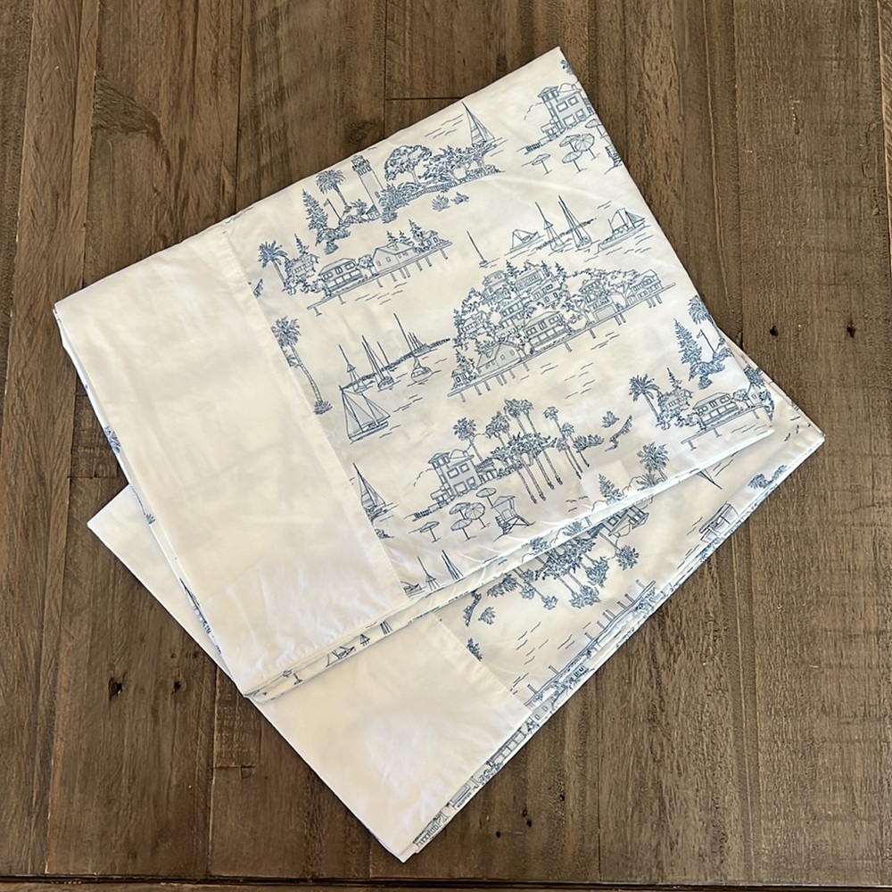 Serena & Lily Seahaven Percale Pillow Cases - Pair